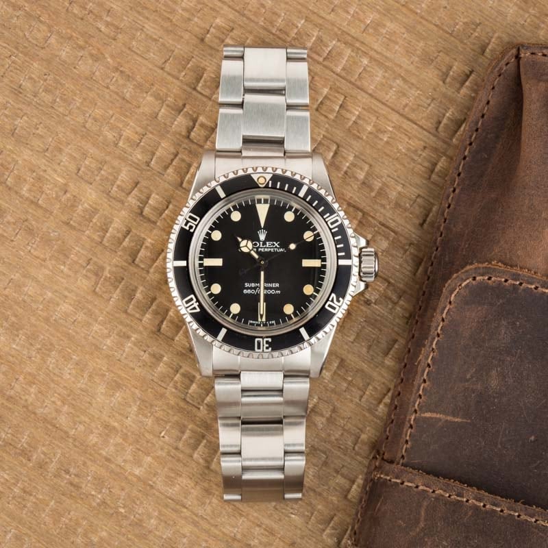 Vintage Rolex Submariner 5513 Stainless