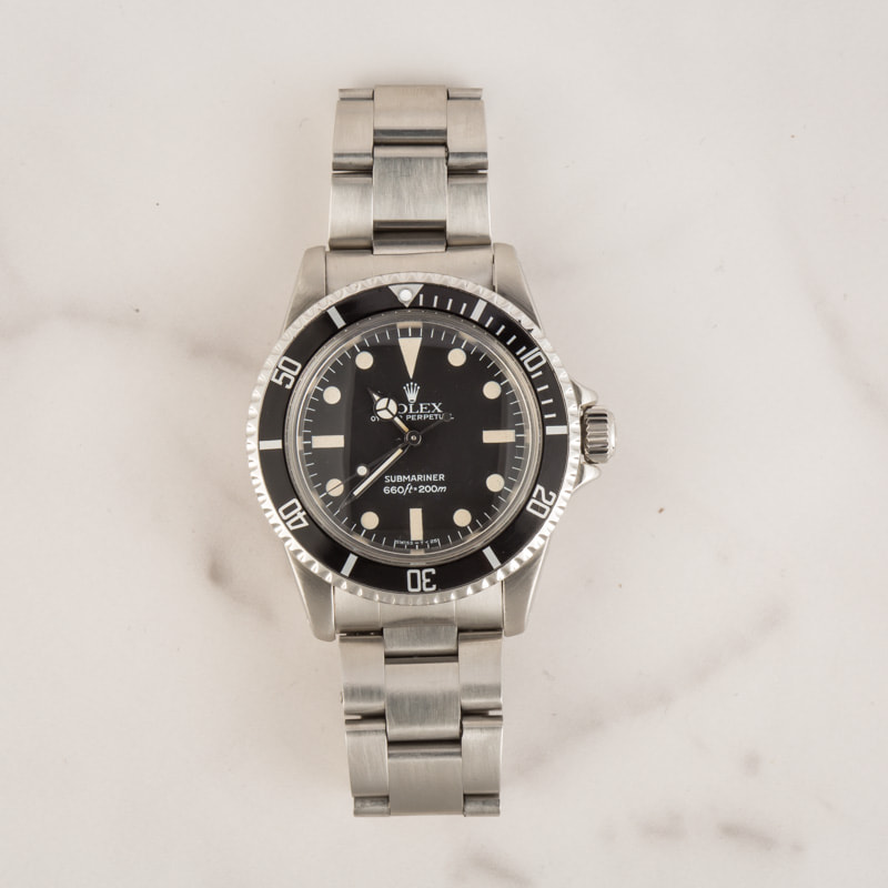 Vintage 1982 Rolex Submariner 5513 Mark 4 Dial