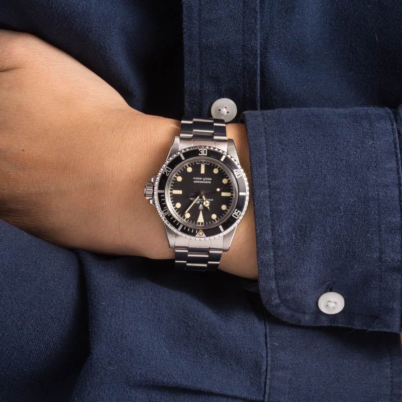 Vintage Rolex Submariner 5513 Stainless