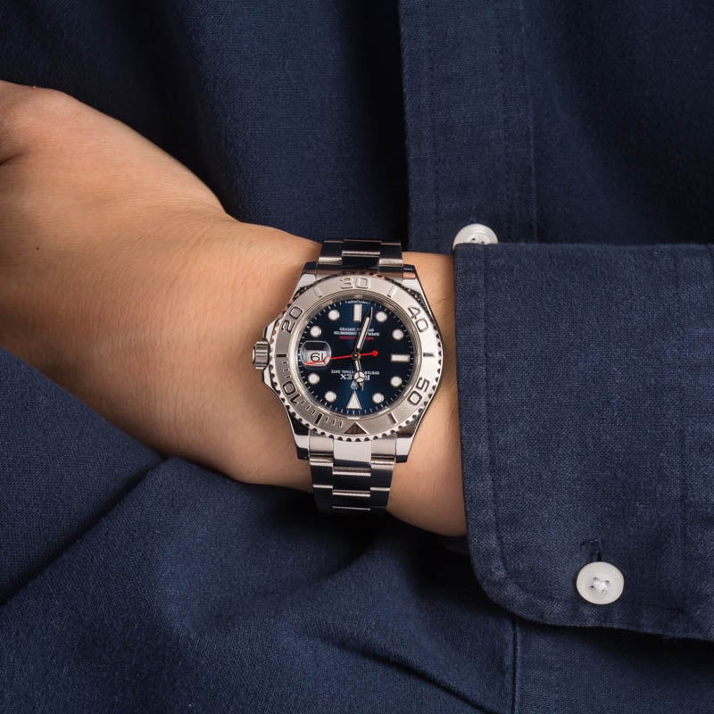 Rolex Yacht-Master ref 116622 Blue Dial