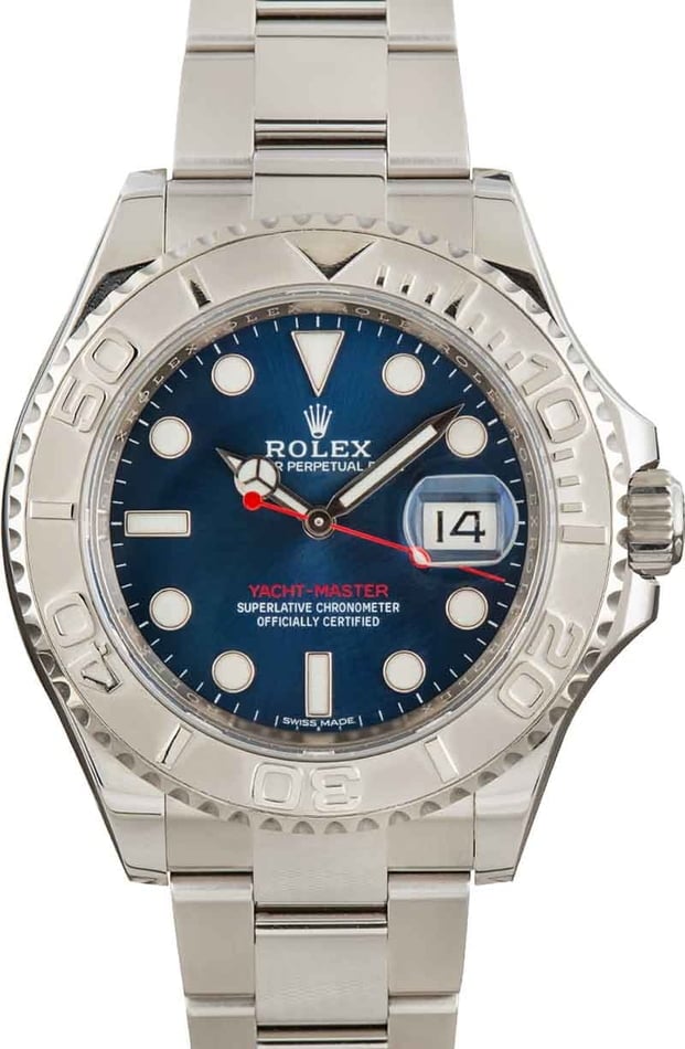 Rolex Yacht-Master Blue Dial - Model Ref: 116622 - 2017 - Box and