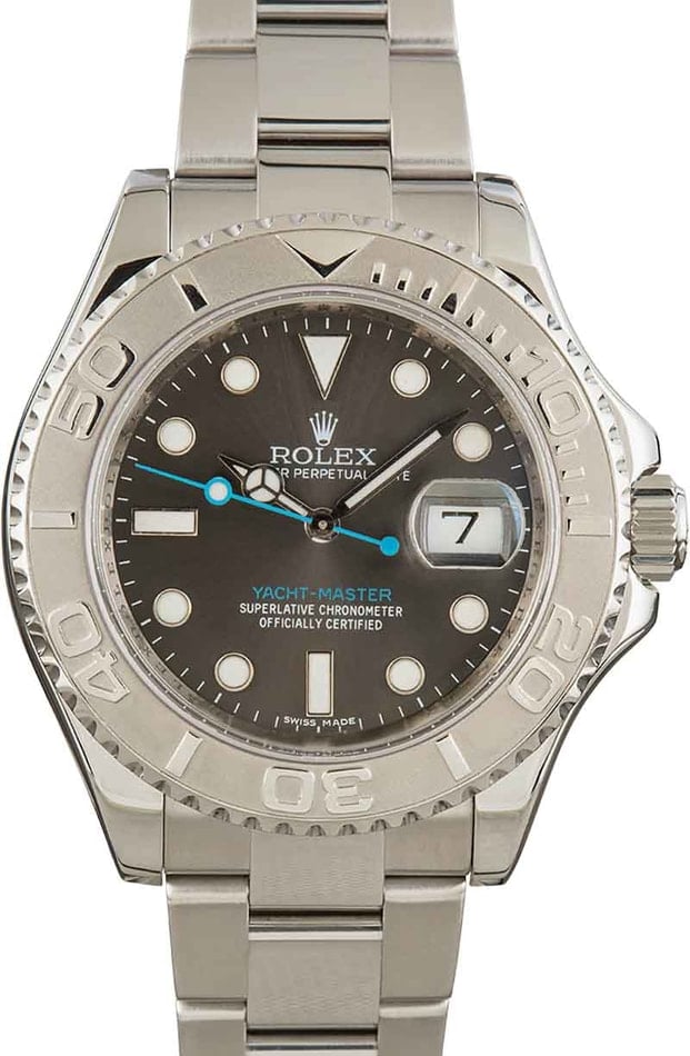 Rolex yacht master discount rhodium for sale