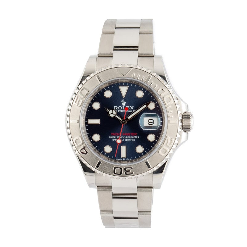 Used Rolex Yacht-Master 116622 Blue Dial Luminous