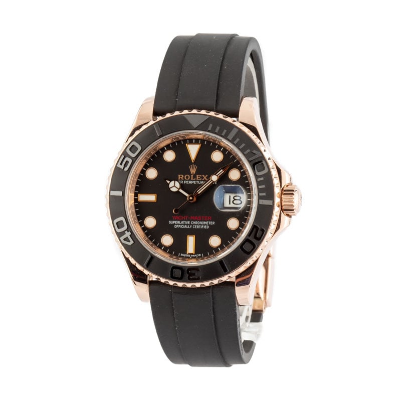 Rolex Yacht-Master 116655 Black Oysterflex Band