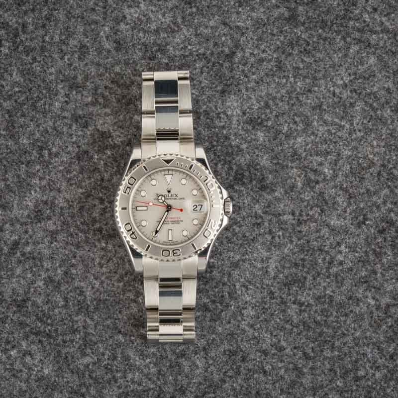 Rolex Yacht-Master Ref 168622 Platinum Bezel & Dial