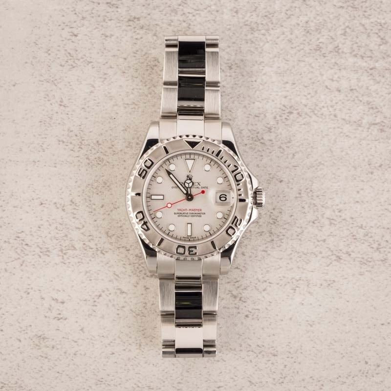 Rolex 168622 Yacht-Master 35 mm Stainless Steel and Platinum