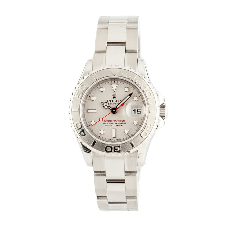 Lady Rolex Yacht-Master 169622 Platinum Dial & Bezel