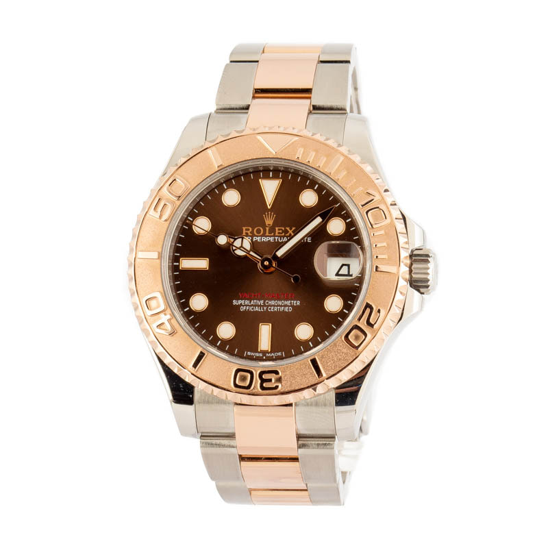 Pre-Owned Rolex Yacht-Master 268621 Brown Dial