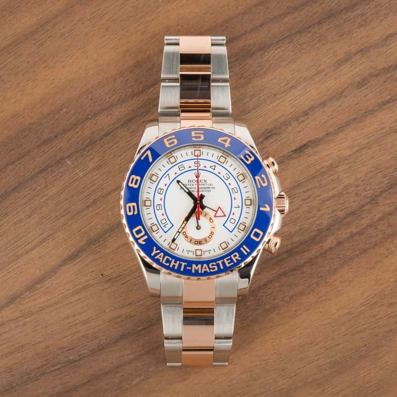 PreOwned Rolex Yacht-Master 116681 Two Tone Everose