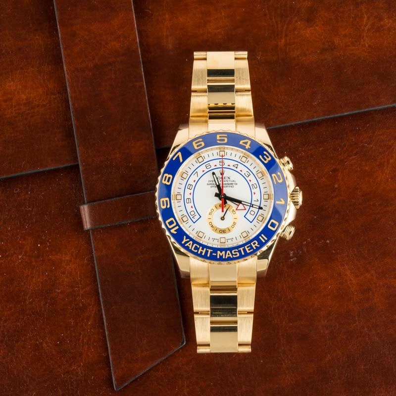 Rolex Yacht-Master II ref 116688 18k Yellow Gold