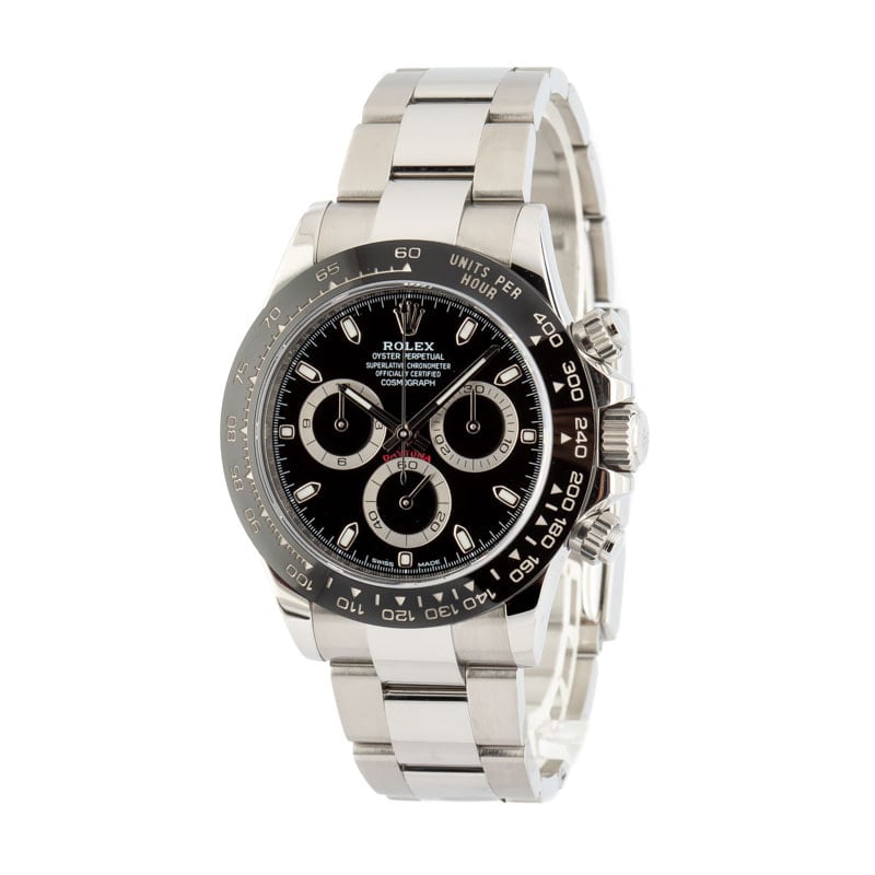 Pre-Owned Rolex Daytona 116500 Black Dial