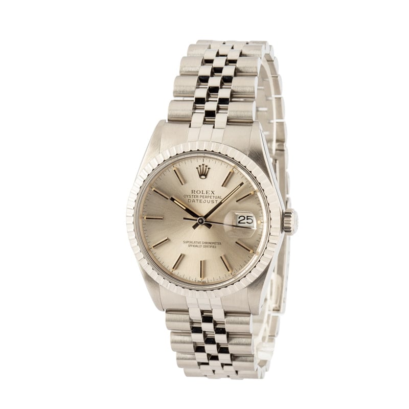 Rolex Datejust 16030 Silver Dial