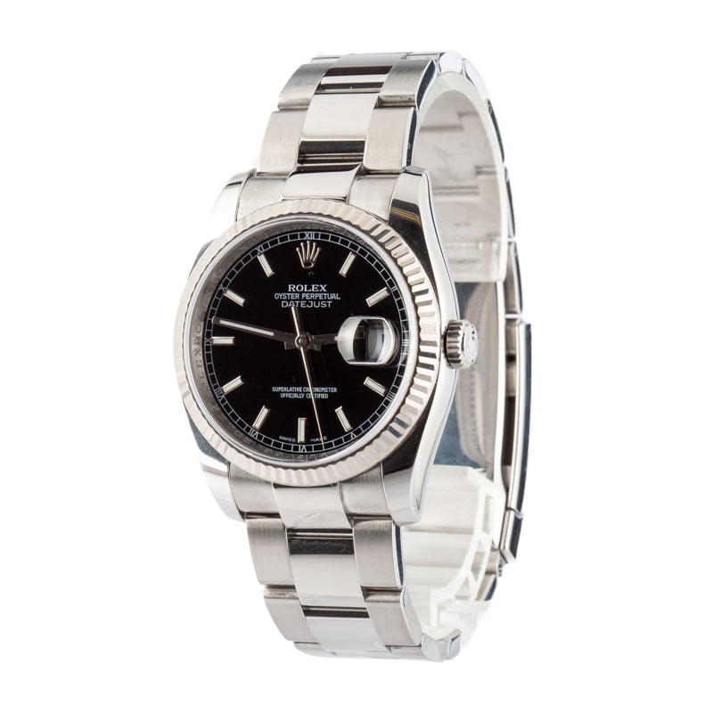 Rolex Datejust Ref 116234 Black Dial