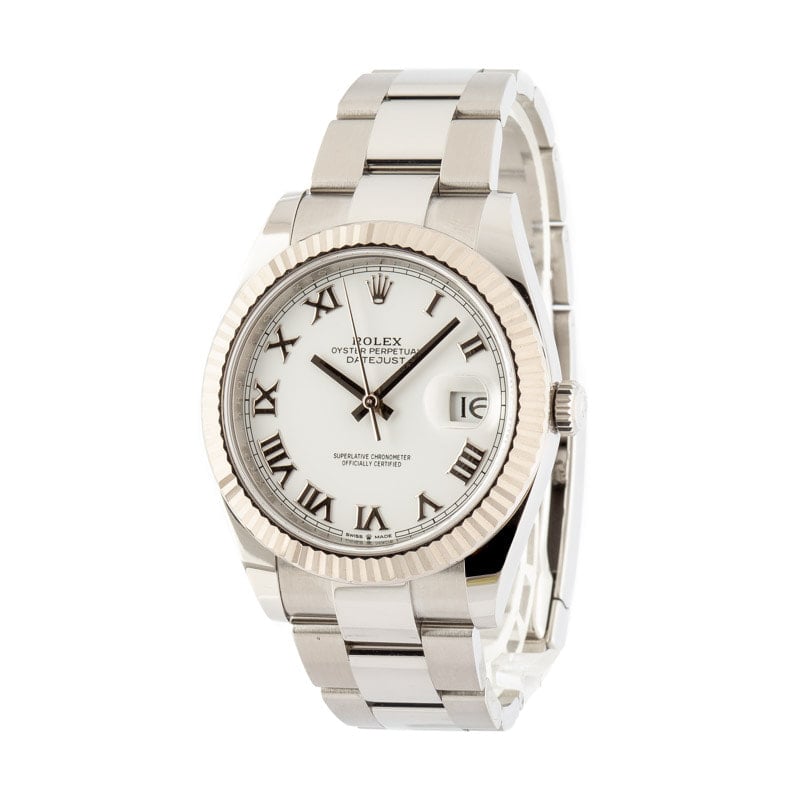 Rolex Datejust 41 Ref 126334 White Dial