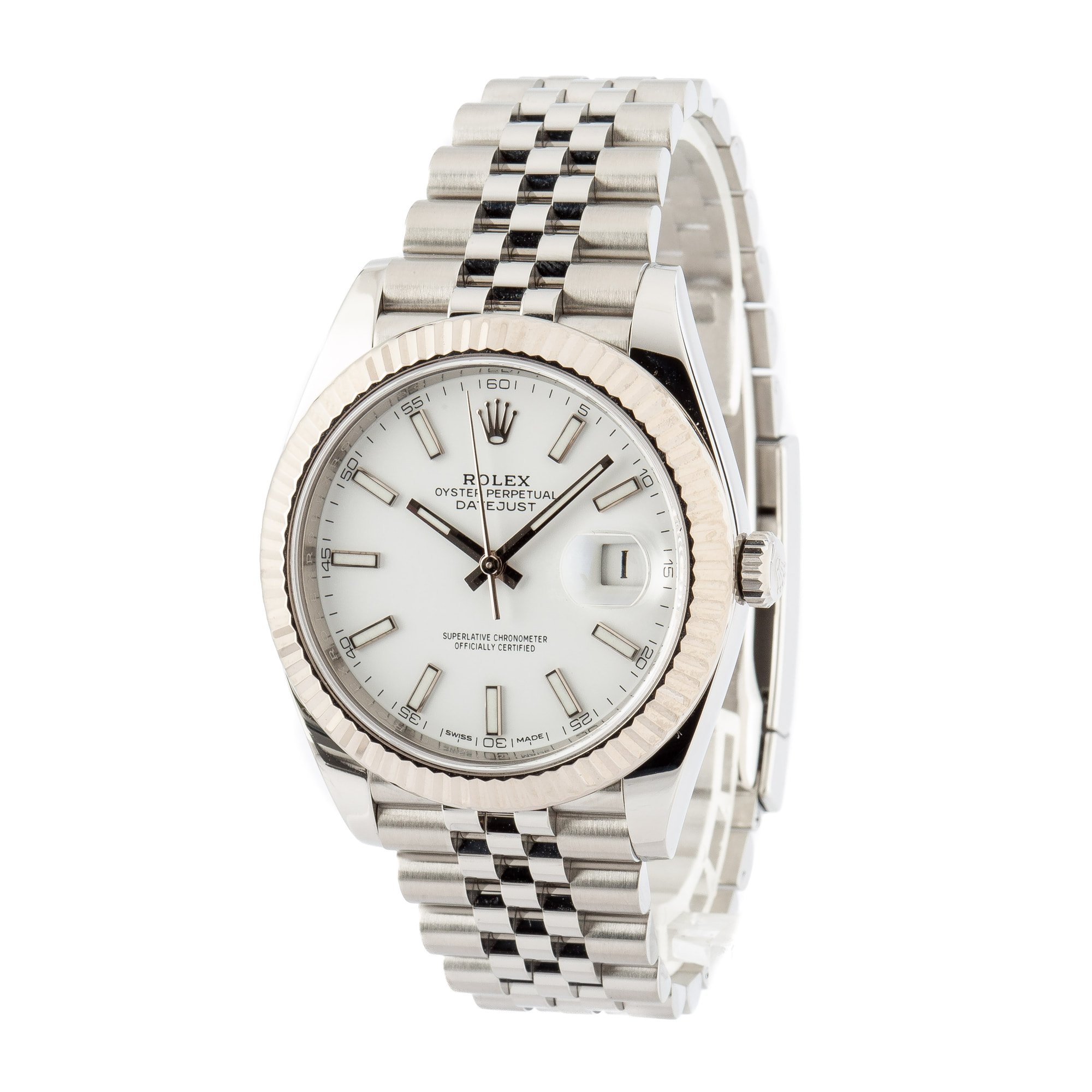 Rolex Datejust 41 Ref 126334 White Dial Stainless Steel