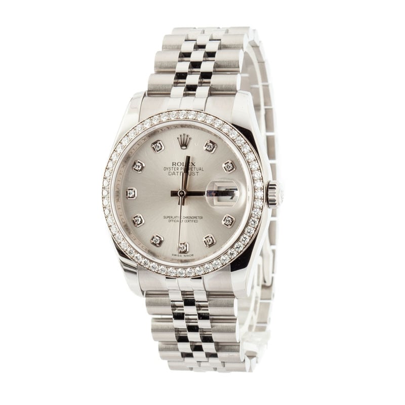 Rolex Datejust 116244 Diamond Bezel