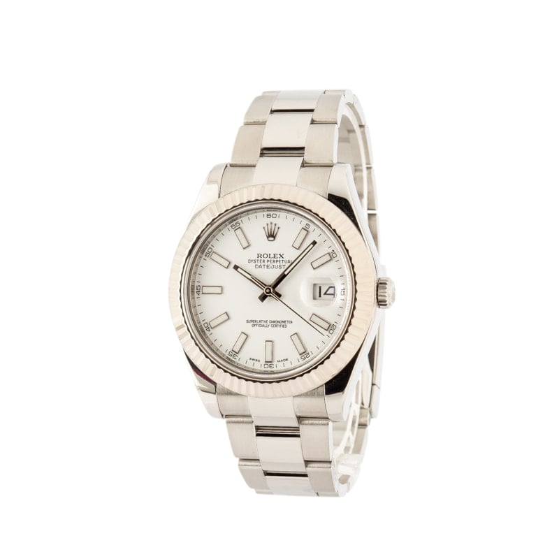 Rolex Datejust II Ref. 116334 White Dial