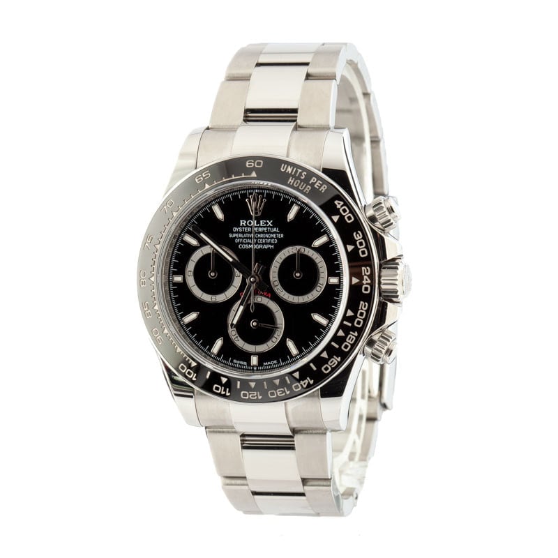 Rolex Cosmograph Daytona Ref 126500 Black Dial