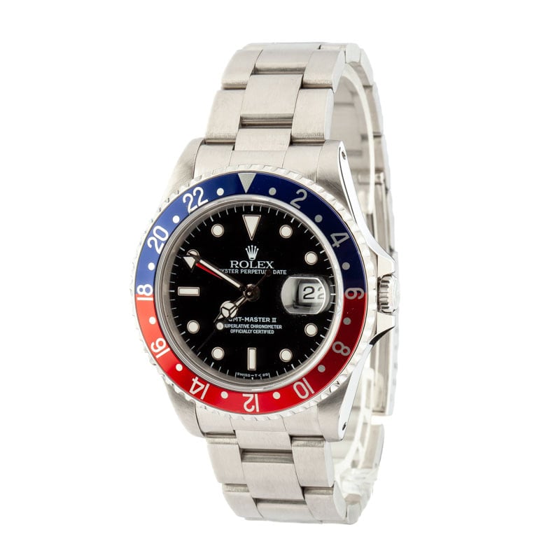 171447 Rolex GMT Master II Ref 16710 Pepsi Bezel