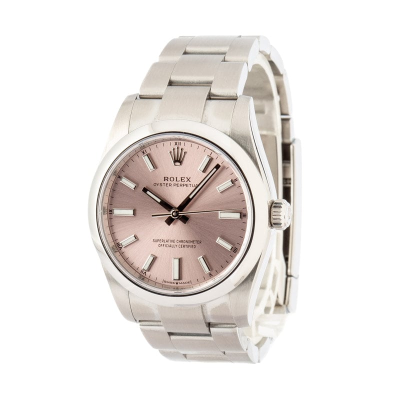 Rolex Oyster Perpetual 124200 Pink Dial