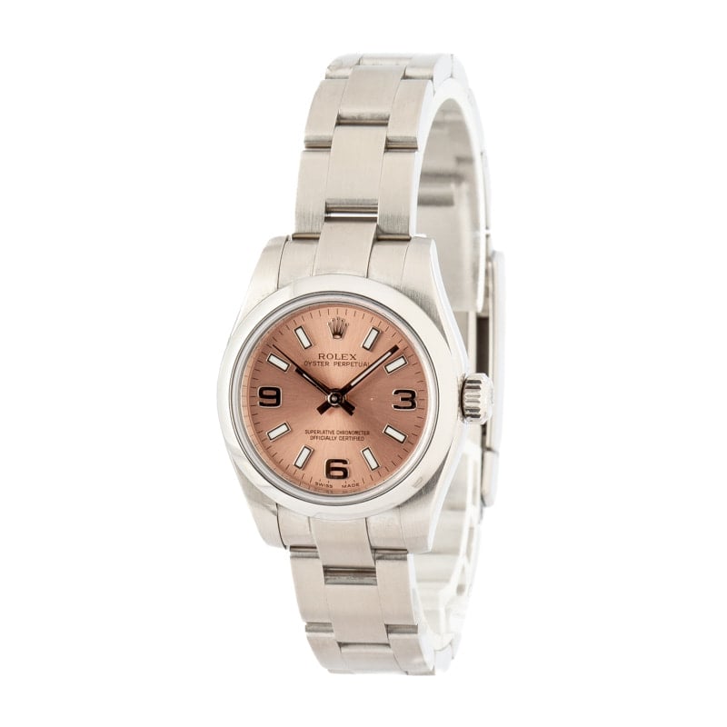 Ladies Rolex Oyster Perpetual 176200 Pink Dial