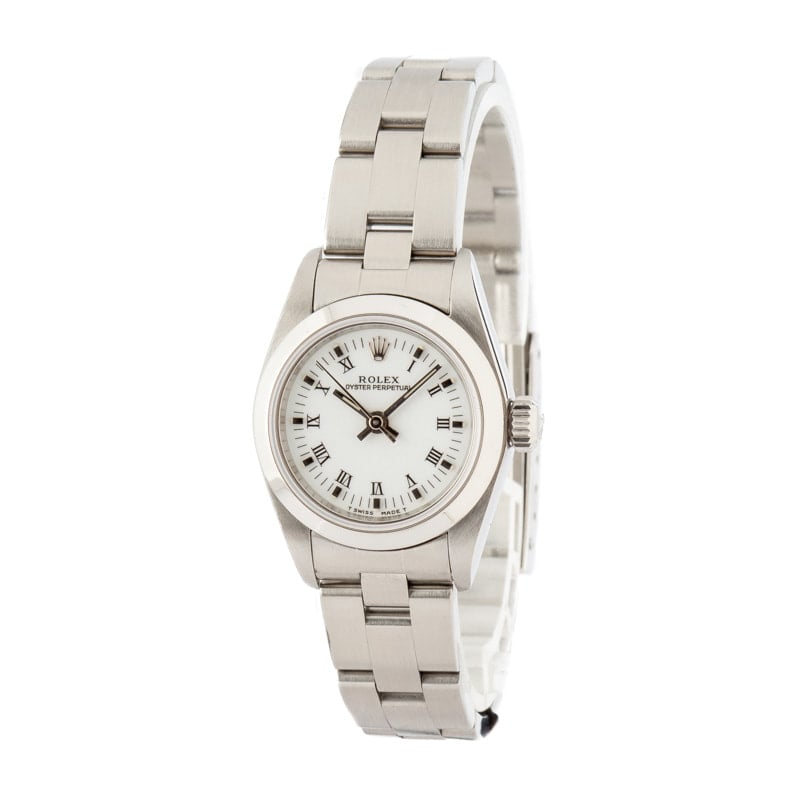 Ladies Rolex Oyster Perpetual 67180 Stainless Steel