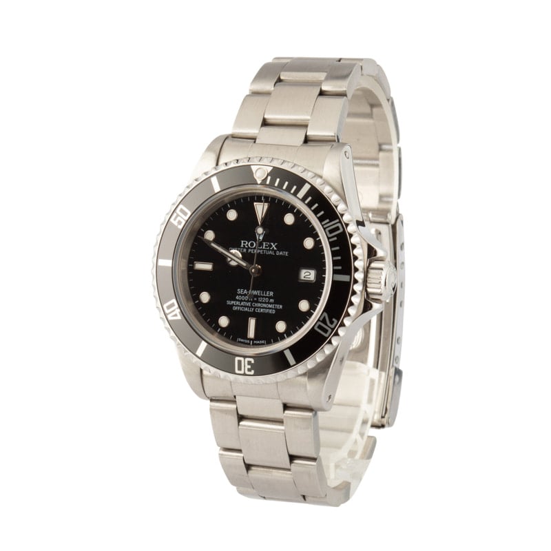 Mens Rolex Sea-Dweller Black 16600