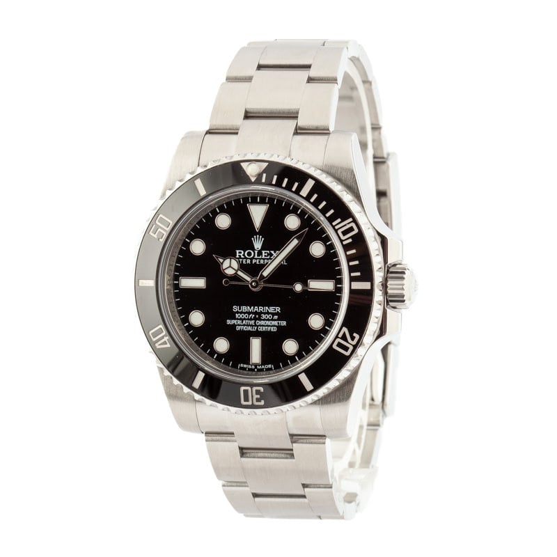 Rolex Submariner 114060 Ceramic No Date