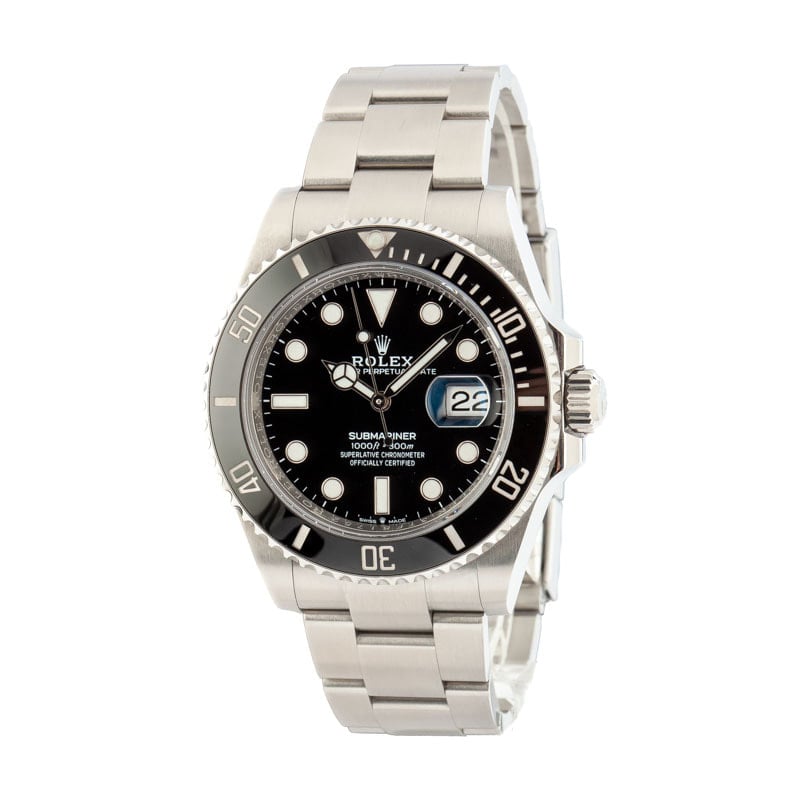 Mens Rolex Submariner 126610 Black Dial