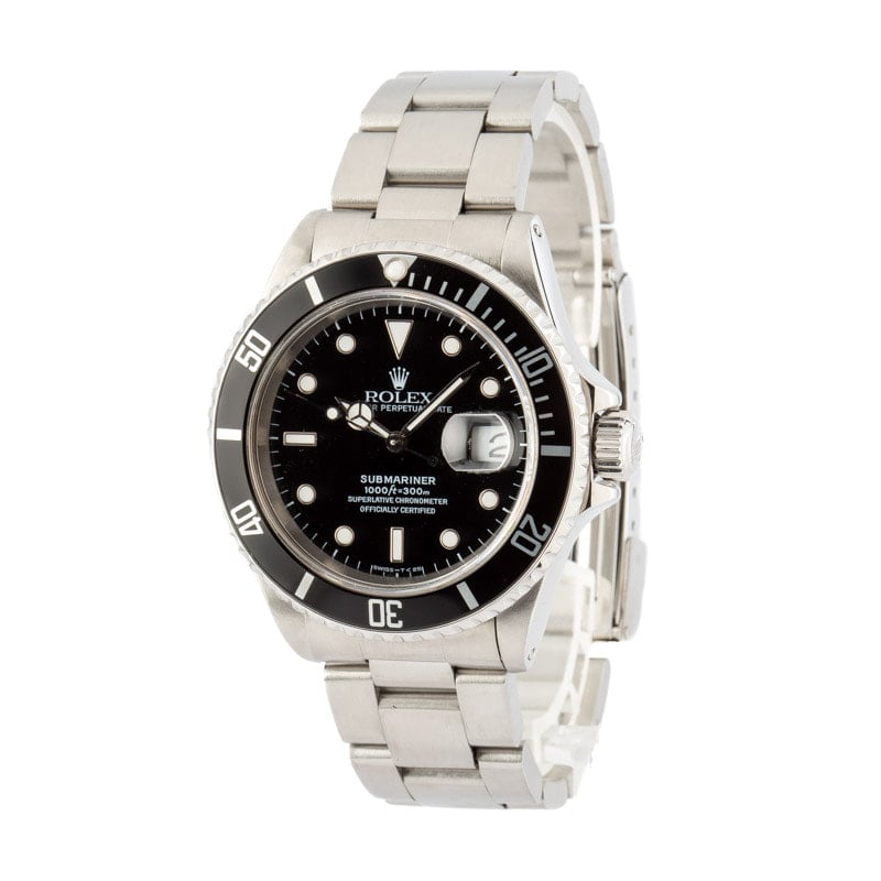 Rolex Submariner 16610 Black Dial