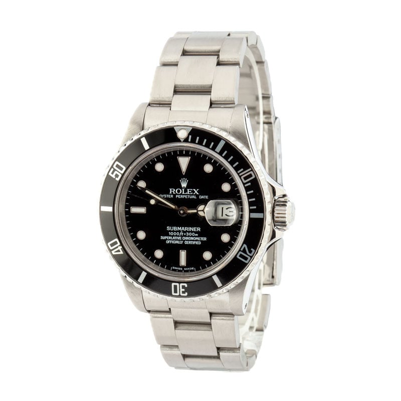 Rolex Submariner 168000 Stainless Steel Oyster