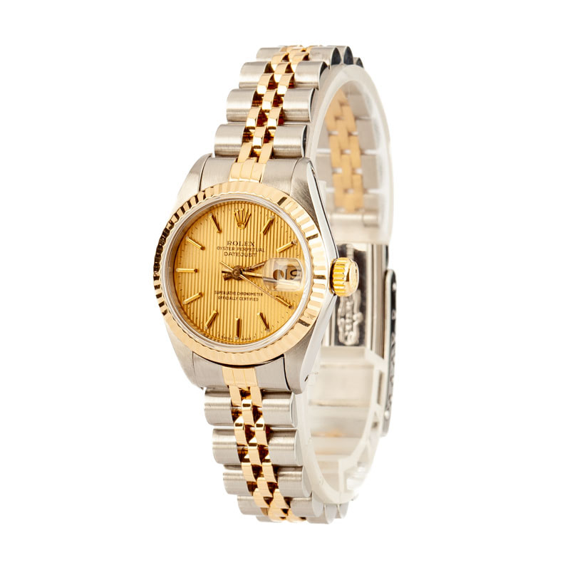 Womens Rolex Datejust 69173 Tapestry Dial