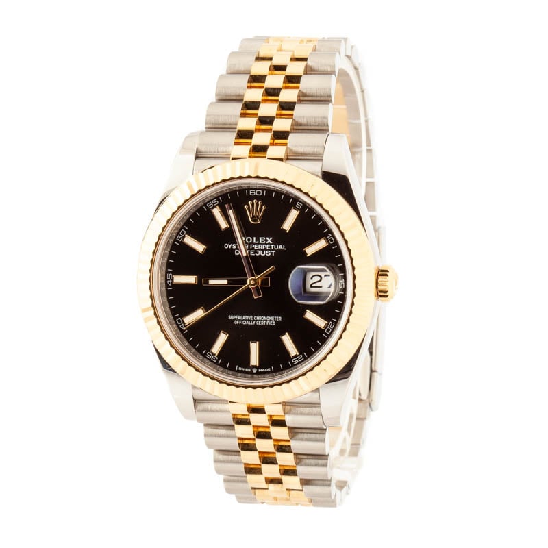 Rolex Datejust 41 Ref 126333 Black Dial