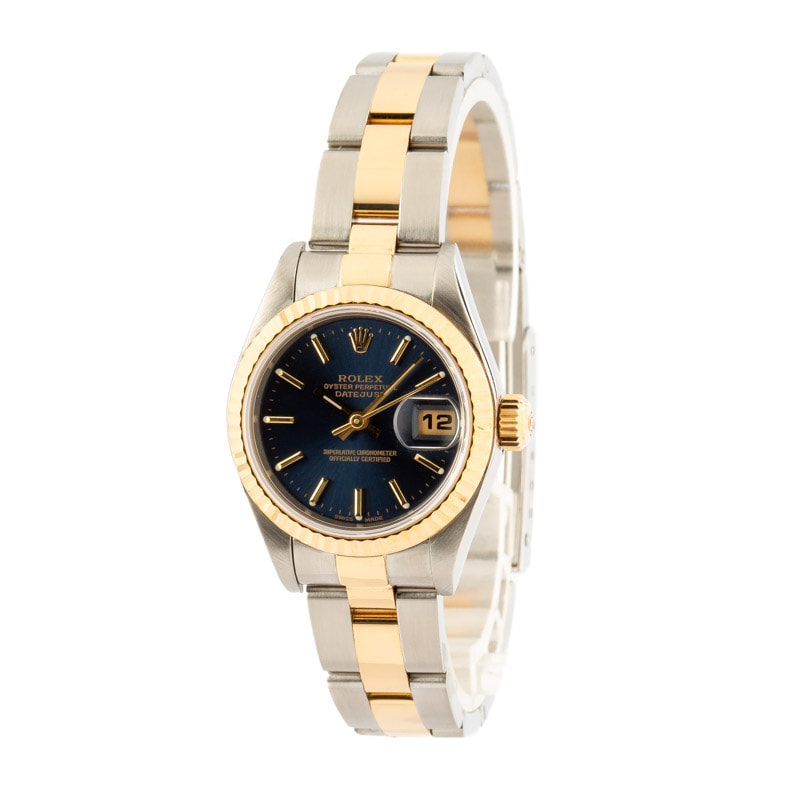 Ladies Rolex Datejust 79173 Blue Dial