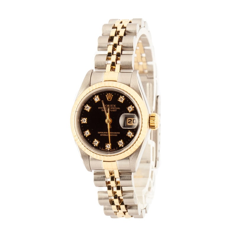 Lady Rolex Datejust 69173 Diamond Dial