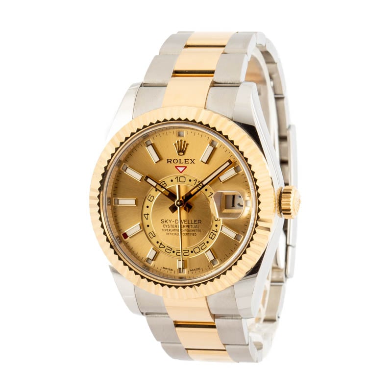 Rolex Sky-Dweller 326933 Oystersteel & 18k Yellow Gold