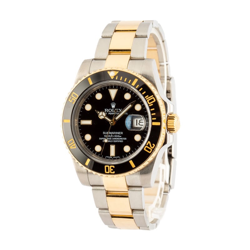 Rolex Submariner 116613 Black Ceramic Bezel