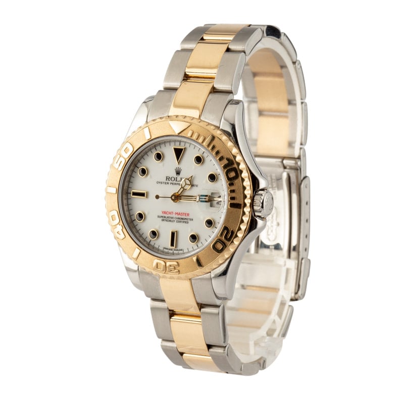 Used Rolex Yacht-Master 168623 White Dial