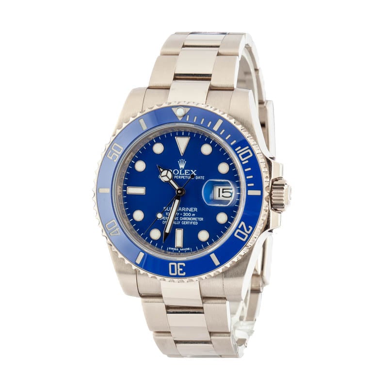 Rolex Submariner 116619 Blue Smurf