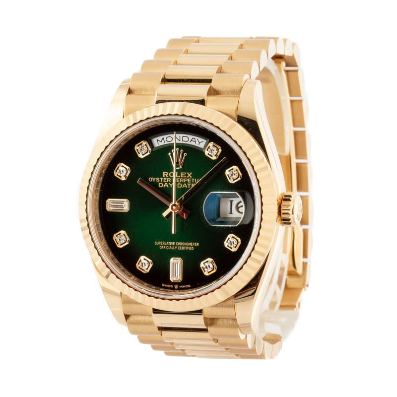 Rolex Day-Date 36 ref 128238 Yellow Gold