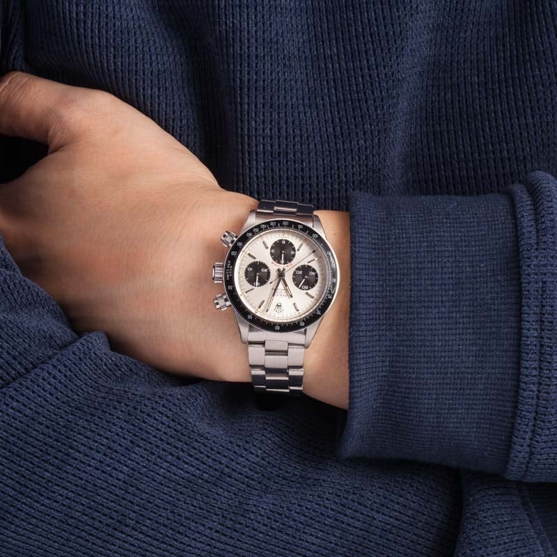 Vintage Rolex Daytona Ref 6263 Silver Dial