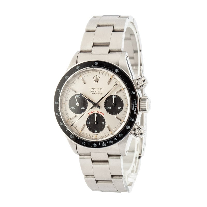 Vintage Rolex Daytona Ref 6263 Silver Dial