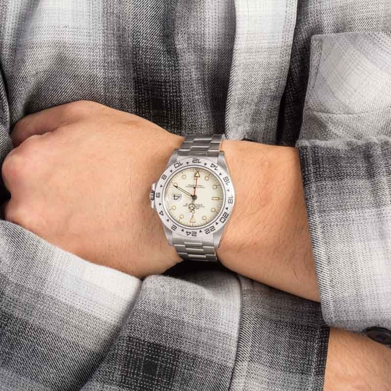 Vintage Rolex Explorer II Ref 16550 Steel