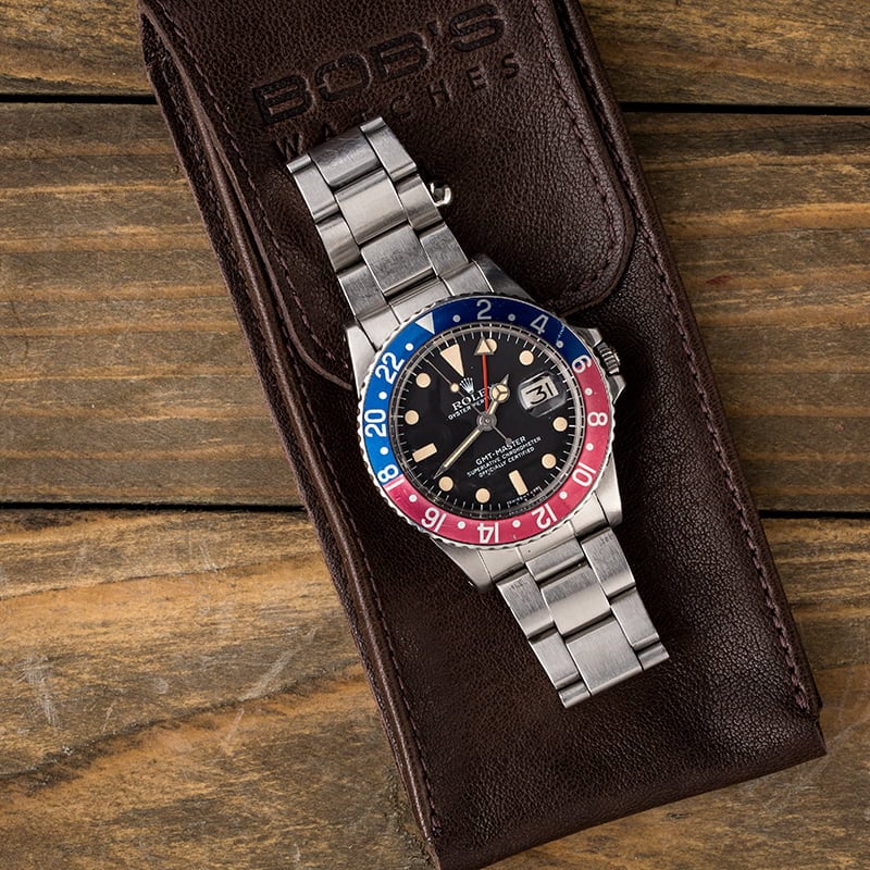 Vintage 1979 Rolex GMT-Master 1675 Pepsi