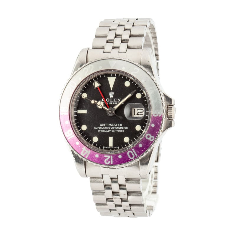 Vintage Rolex GMT-Master Ref 1675 Steel Pepsi