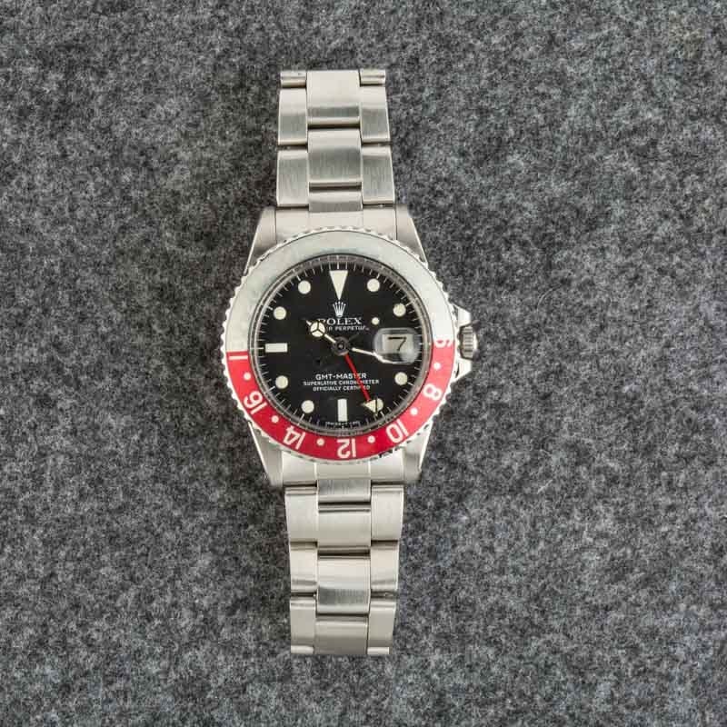 Vintage Rolex GMT-Master Ref 1675 Stainless Steel Oyster