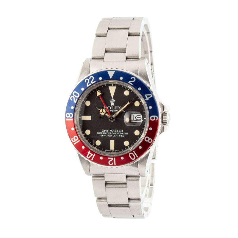 Vintage Rolex GMT-Master Ref 16750 Pepsi