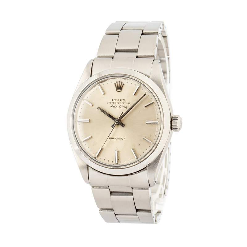 Pre-Owned Rolex Oyster Perpetual 1002 Silver Index