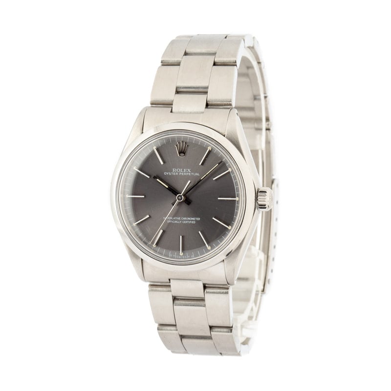 Rolex Oyster Perpetual 1002 Slate Dial