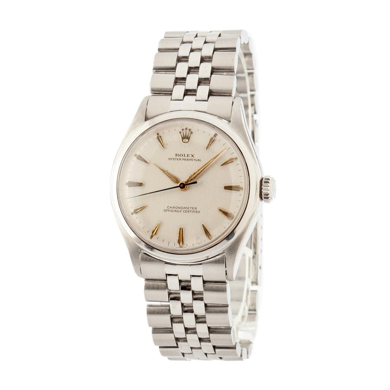 Vintage Rolex Oyster Perpetual 6106 Stainless Steel